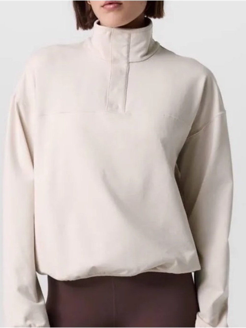 Vuori Granite Snap mock pullover. Size L